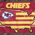 Kansas City Chiefs Flag 3x5 ft Sports Football Banner Man-Cave Garage Kansas City Chiefs Flag 3x5 ft Sports Football Banner Man-Cave Garage