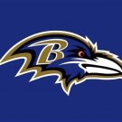 Baltimore Ravens Logo Two Strip Flag 3x5ft Baltimore Ravens Logo Two Strip Flag 3x5ft