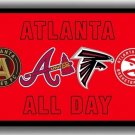 ATLANTA All Day Sport Memorable Souvenirs Flag 90x150cm3x5ft ATLANTA All Day Sport Memorable Souvenirs Flag 90x150cm3x5ft