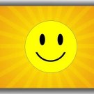 Yellow SMILE Memorable Flag 90x150cm 3x5ft Outdoor Living