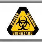 BIOHAZARD DANGER Outdoor Indoor White Flag 90x150cm 3x5ft Decor