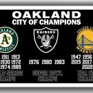 Oakland Sports Team Memorable Flag 90x150cm 3x5ft City of Oakland Sports Team Memorable Flag 90x150cm 3x5ft City of