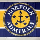 Norfolk Admirals ENA004 flag banner 3*5ft