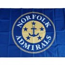 Norfolk Admirals ENA001 flag banner 3*5ft