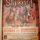 Slipknot 2000 Hammerstein Ballroom NYC Newspaper Concert Poster AD