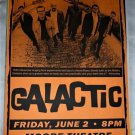 Galactic 2000 Moore Theatre Seattle Concert Poster 11x17