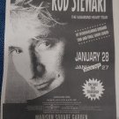 Rod Stewart 1992 Madison Square Garden Full Page Newspaper Concert AD Rod Stewart 1992 Madison Square Garden Full Page Newspaper Concert AD
