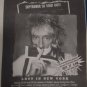 Rod Stewart 1988 Madison Square Garden Full Page Newspaper Concert AD