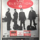 U2 PJ Harvey NYC/NJ 2001 Elevation Tour Newspaper Concert AD U2 PJ Harvey NYC/NJ 2001 Elevation Tour Newspaper Concert AD