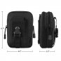 Tactical Phone Bag Universal EDC Waist Bag Equipment Small Tools Pocket for Outdoor Men's