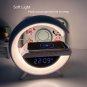G-Wireless Charging Light,Wireless Charging Clock Alarm Desk Lamp All-in-one