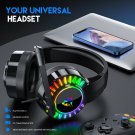 3.5mm Gaming Headset Microphone LED Headphones Stereo Bass Surround for PC XBox