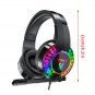 3.5mm Gaming Headset Microphone LED Headphones Stereo Bass Surround for PC XBox
