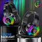 3.5mm Gaming Headset Microphone LED Headphones Stereo Bass Surround for PC XBox