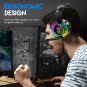 3.5mm Gaming Headset Microphone LED Headphones Stereo Bass Surround for PC XBox