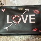 VICTORIA'S SECRET RUNWAY PATCH LOVE BEAUTY POUCH WITH ZIP CLOSURE NEW! VICTORIA'S SECRET RUNWAY PATCH LOVE BEAUTY POUCH WITH ZIP CLOSURE NEW!
