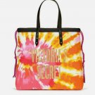 VICTORIA'S SECRET SUPER CUTE TIE DYE (orange/pink) TOTE BAG NWT!