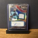 2021 Select Signature Materials Taylor Trammell #SM-TT Tri-Color Prizm 17/49
