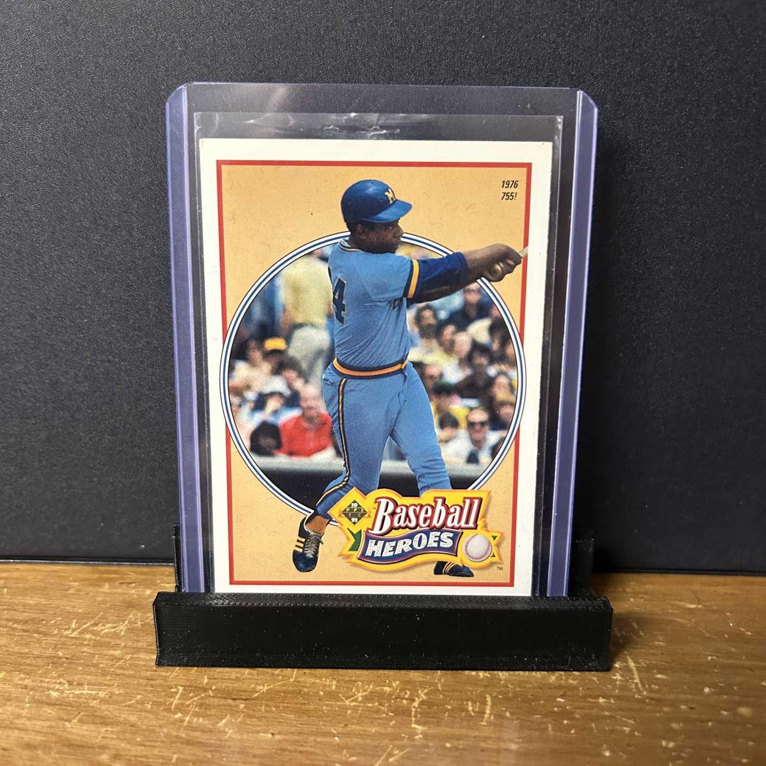 1991 Upper Deck Baseball Heroes Hank Aaron #27 of 27