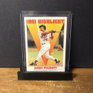 1992 Score Kirby Puckett #796 Highlight