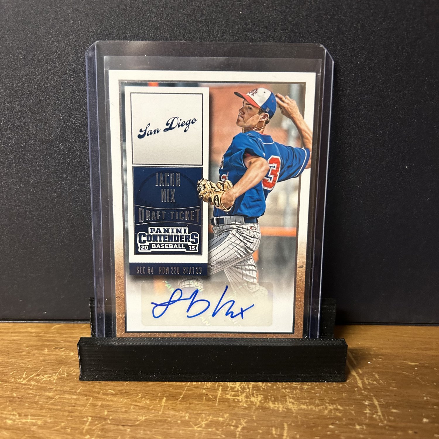 2015 Panini Contenders Draft Ticket Auto Jacob Nix #18