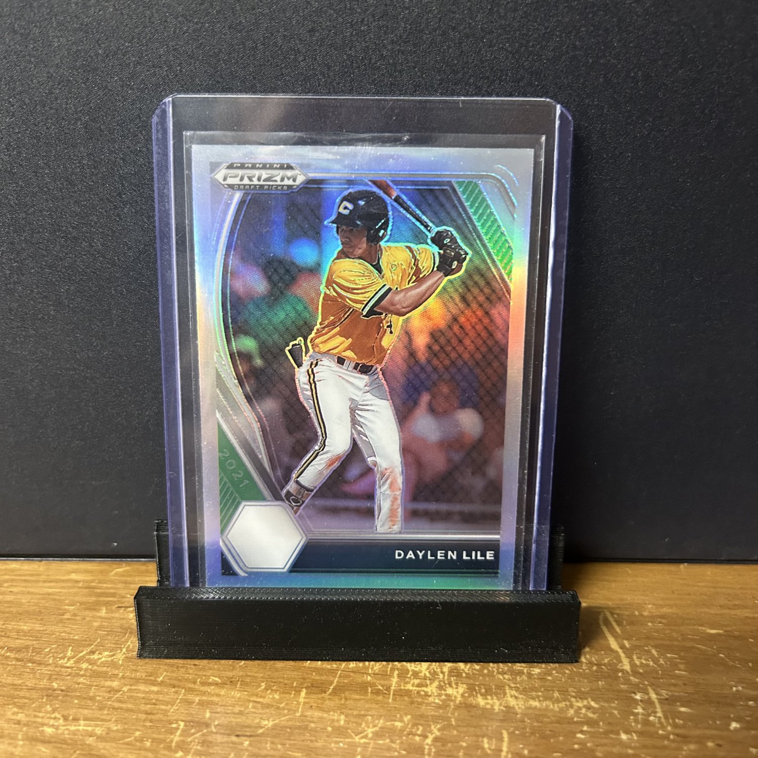 2021 Panini Prizm Draft Picks Daylen Lile #PDP47 Silver Prizm