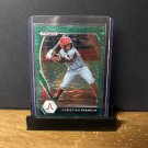 2021 Panini Prizm Draft Picks Christian Franklin #PDP123 Green Pulsar Prizm