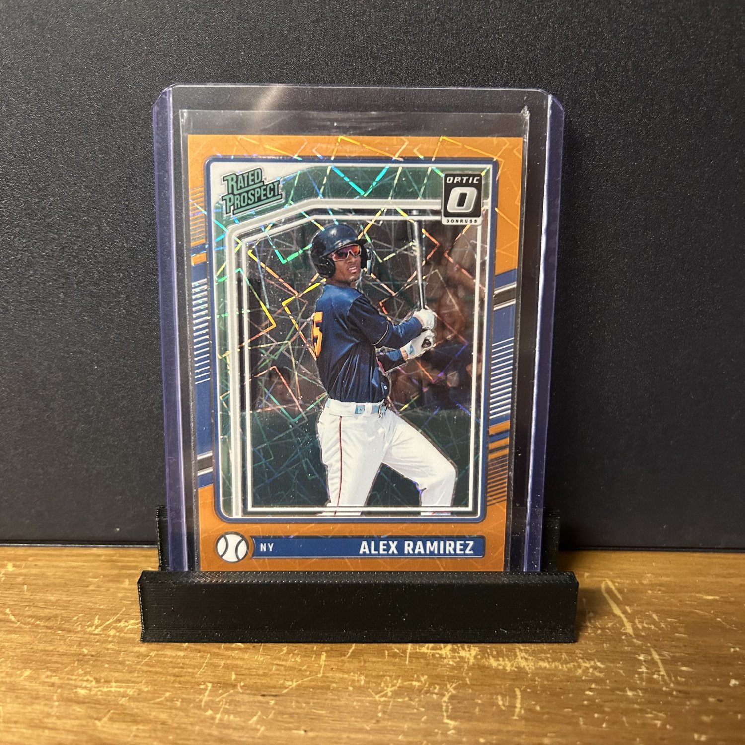 2024 Donruss Optic Alex Ramirez #109 Orange Velocity Prizm