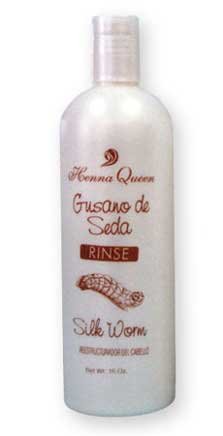  Henna Queen Gusano de Seda Silk Worm Shampoo 16 oz 