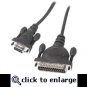 Belkin Pro Series AT Serial Modem Cable DB25F to DB9 6-Ft NEW