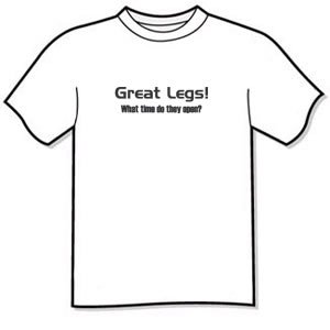 Great Legs. What time do they open