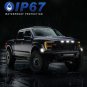 7pc LED Smoked Grille & Side Marker Light Kit F&R For Ford F150 Raptor 2021-2025