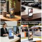 Dual Screen Stand Player Restaurant Table Advertising Digital Menu Display WiFi