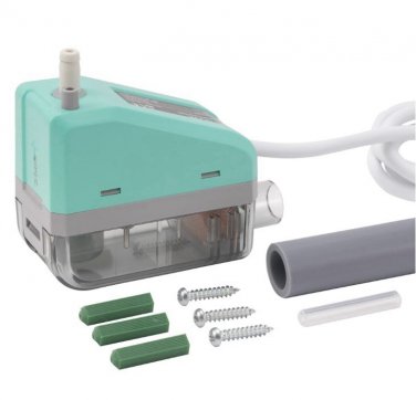 WATNOVA AC Duct CORNER CONDENSATE PUMP 100-230V Auto Shutoff, Quiet 4.75GPH/27FT