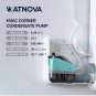 WATNOVA AC Duct CORNER CONDENSATE PUMP 100-230V Auto Shutoff, Quiet 4.75GPH/27FT