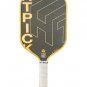 HTPICK Gold Titanium Weaved Pickleball Paddle 3K Raw T700 Carbon Fiber