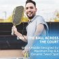 HTPICK Gold Titanium Weaved Pickleball Paddle 3K Raw T700 Carbon Fiber