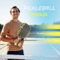 HTPICK Gold Titanium Weaved Pickleball Paddle 3K Raw T700 Carbon Fiber