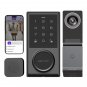Wireless Video Doorbell w/Smart Lock Set, Dual Camera 3K, 32GB, Keyless Entry