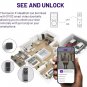 Wireless Video Doorbell w/Smart Lock Set, Dual Camera 3K, 32GB, Keyless Entry