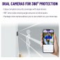 Wireless Video Doorbell w/Smart Lock Set, Dual Camera 3K, 32GB, Keyless Entry