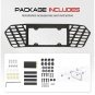 C8 Corvette Rear License Plate Frame Real Carbon Fiber 2020–2025 Stingray Z51