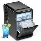 Countertop Crescent Ice Maker 16pcs in 12min, Self-Cleaning, 26lbs, Timer, Scoop Countertop Crescent Ice Maker 16pcs in 12min, Self-Cleaning, 26lbs, Timer, Scoop