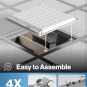 Sunco 3 Pack 2x2 LED Flat Panel Lights 3-5000K White 40W  0-10V, 7yr Warranty