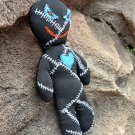 black poppet doll hand sewn