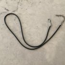 Black cord necklace