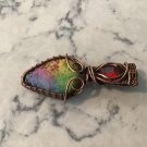 Rainbow Agate Pendant