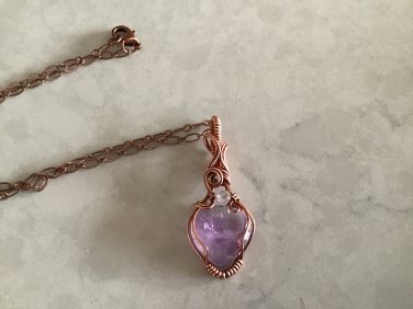 Amethyst En Hydro Pendant
