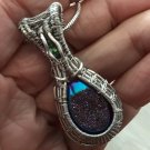 Druzy Mystic Quartz Pendant