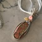 Daisy Unakite Pendant